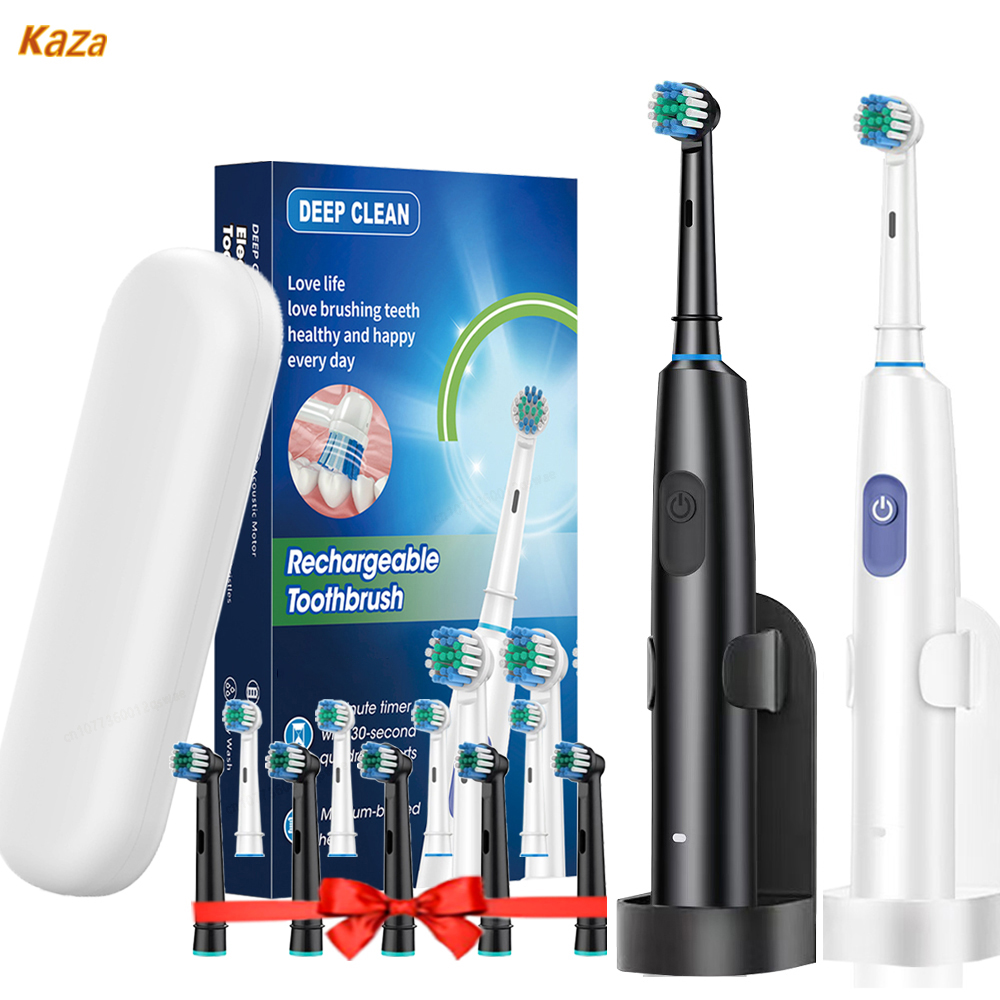 Teeth Whitening Toothbrush - Electric Toothbrush with Holder Adult Smart