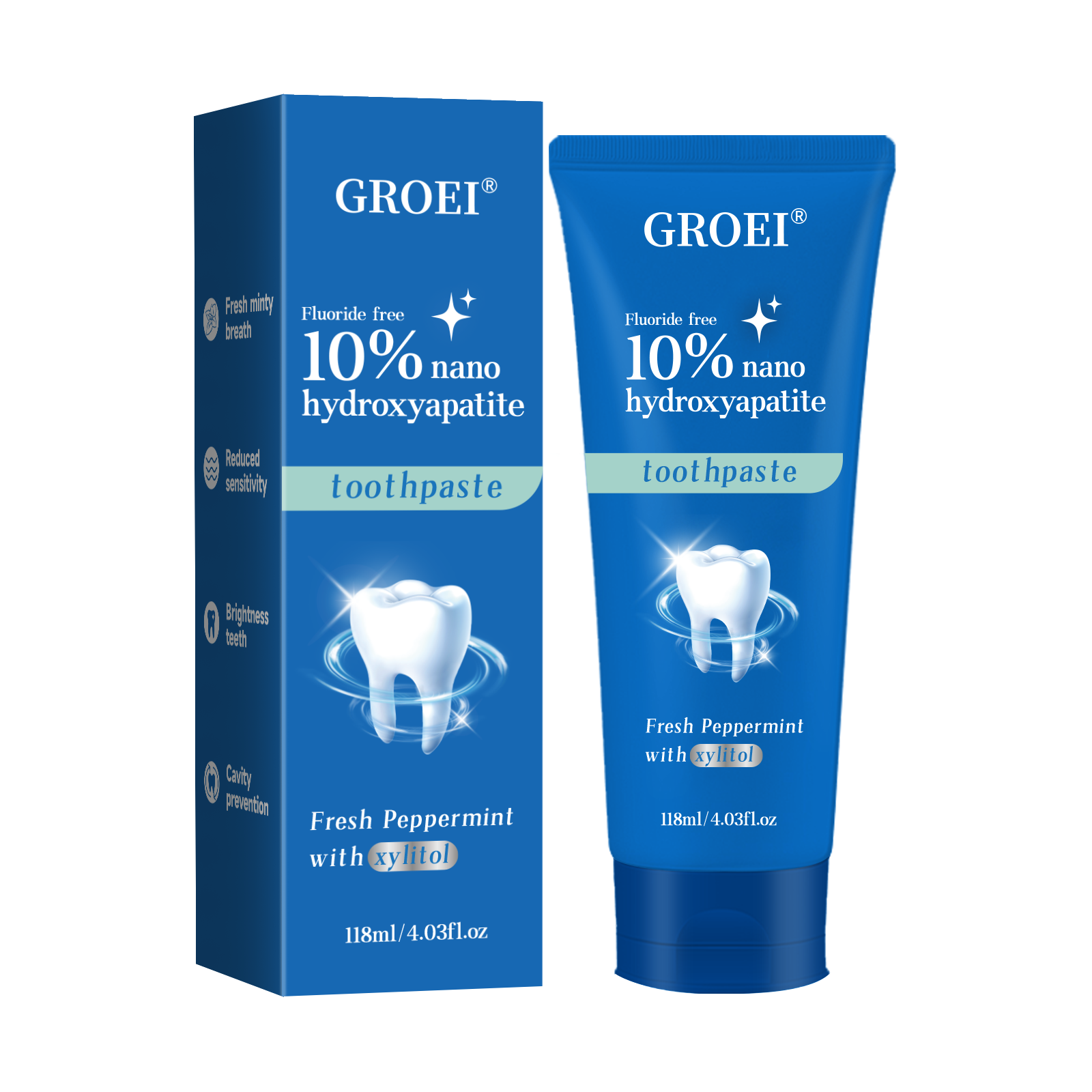 Teeth Whitening Thailand - Hydroxyapatite Toothpaste Refresh Prevent Dental Cavities