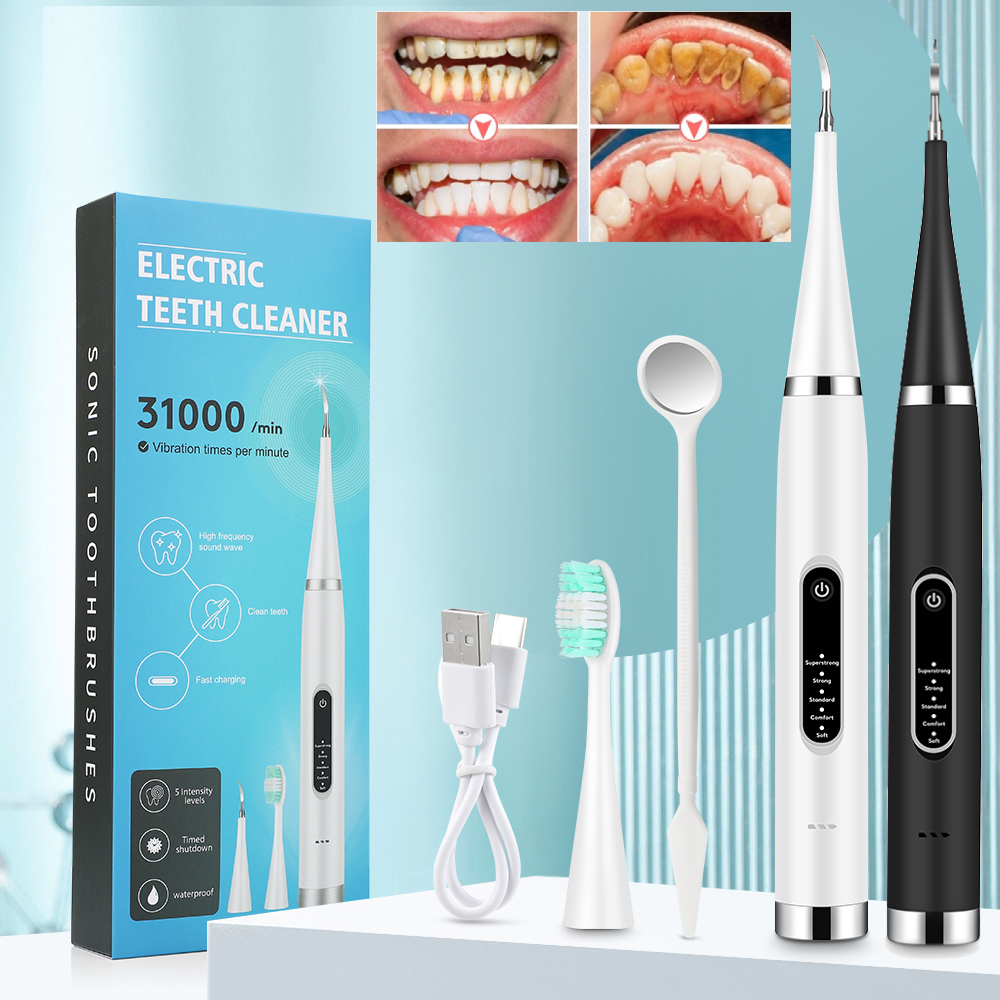 Teeth Whitening Toothbrush - Electric Teeth Cleaner Sonic Dental Scaler