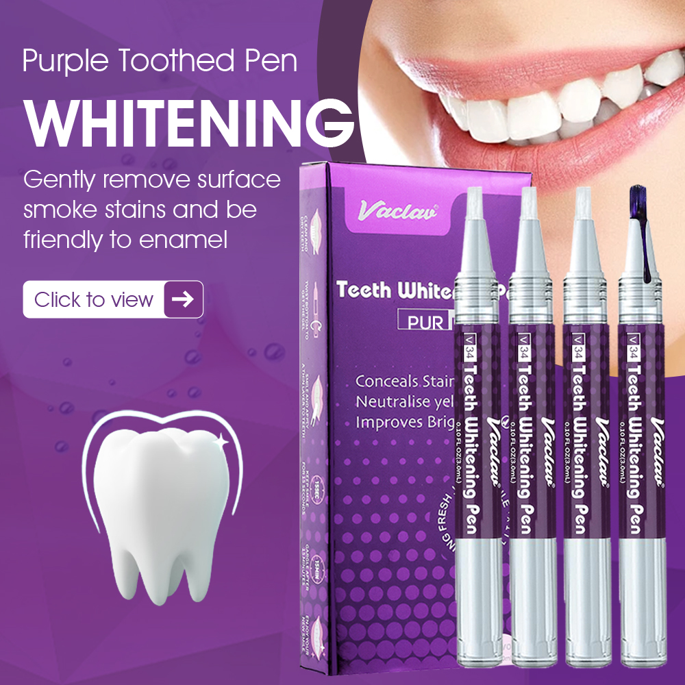 Teeth Whitening Gel Pen - Vaclav V34 Purple teeth whitening gel