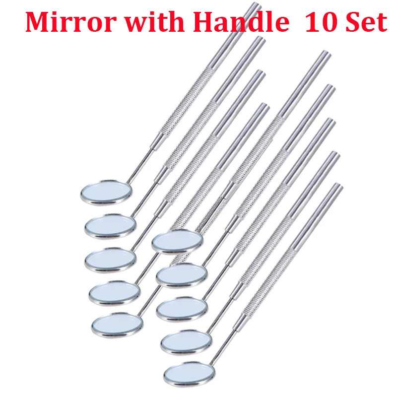 10 Set Dental Mouth Mirrors Ch - Teeth Whitening Kit ulasan dan harga