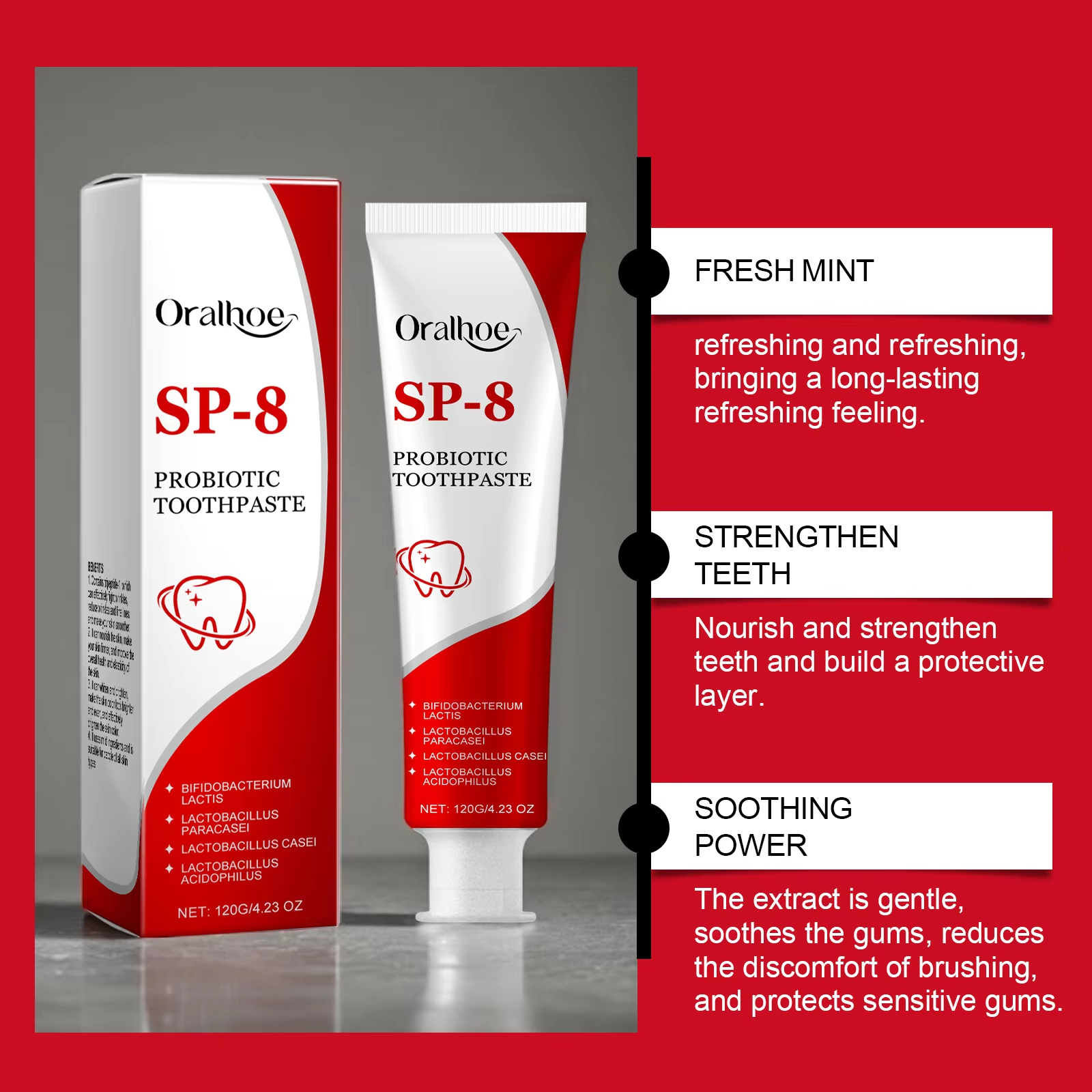 Sp-8 Probiotic Toothpaste Brig - Remineralizing Toothpaste ulasan dan harga