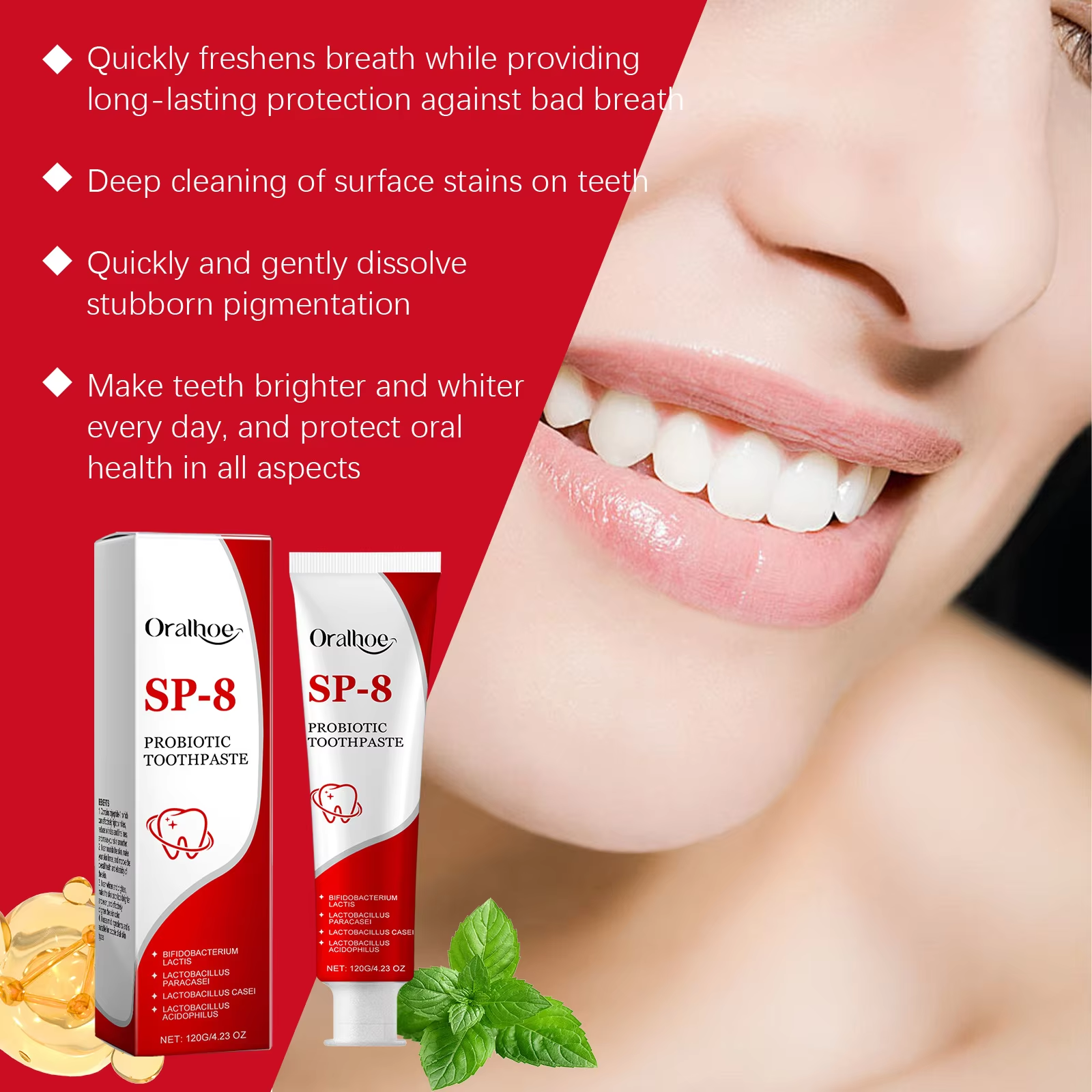 Sp-8 Probiotic Toothpaste Brig - Remineralizing Toothpaste ulasan dan harga