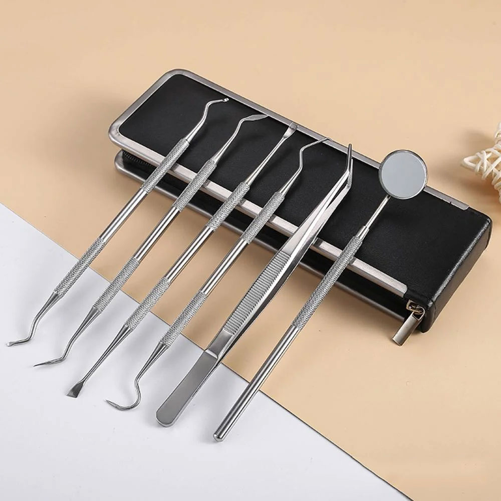 JJYY 6 Pcs/set Dental Plaque/t - Teeth Whitening Machine Professional ulasan dan harga