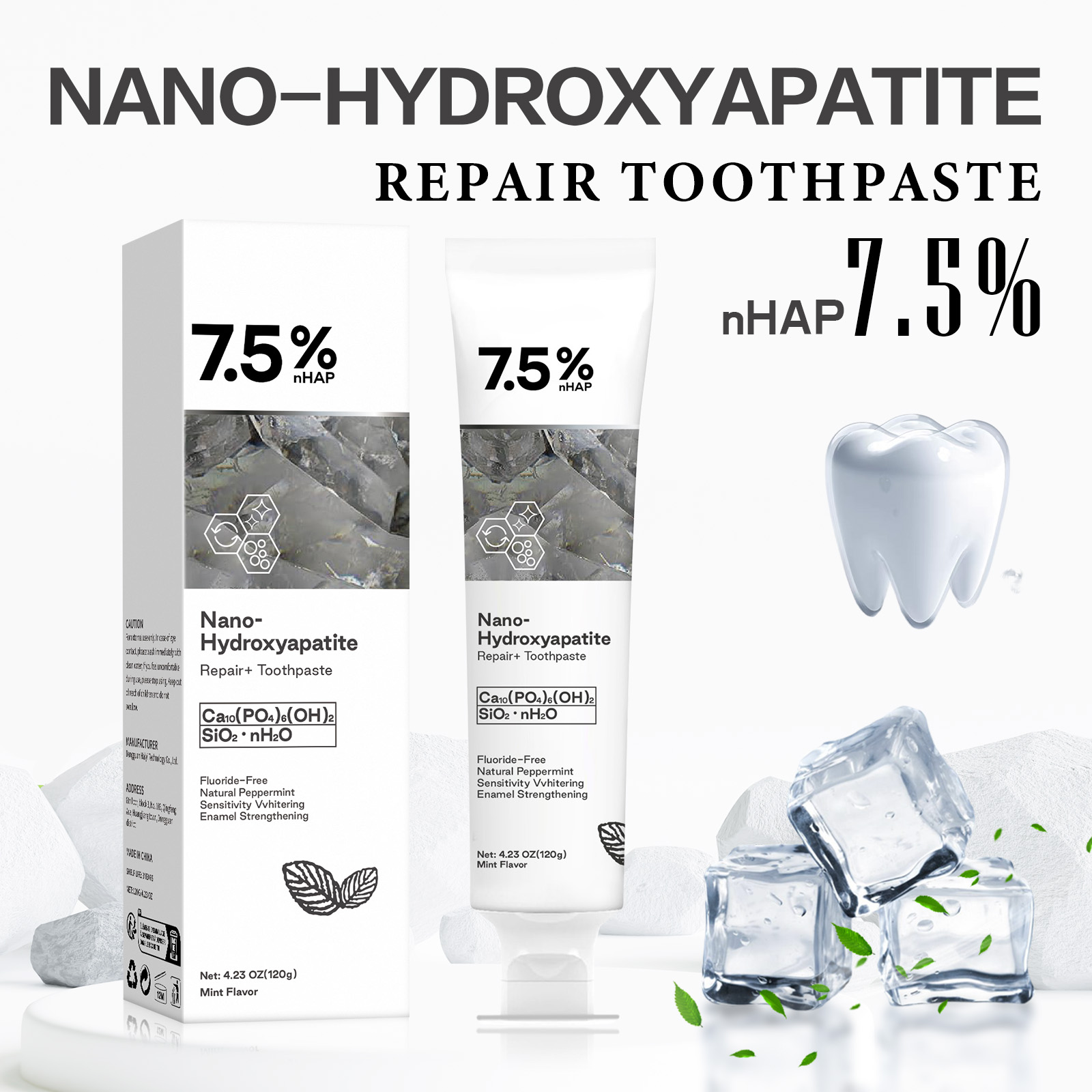 Nano Hydroxyapatite Toothpaste - Remineralizing Toothpaste ulasan dan harga