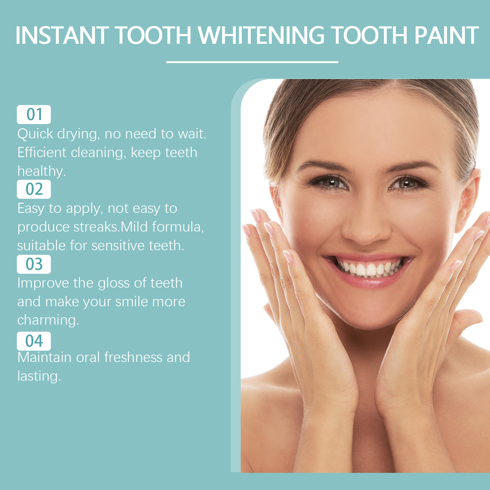 Instant Teeth Whitening Paint  - Teeth Whitening Instant ulasan dan harga