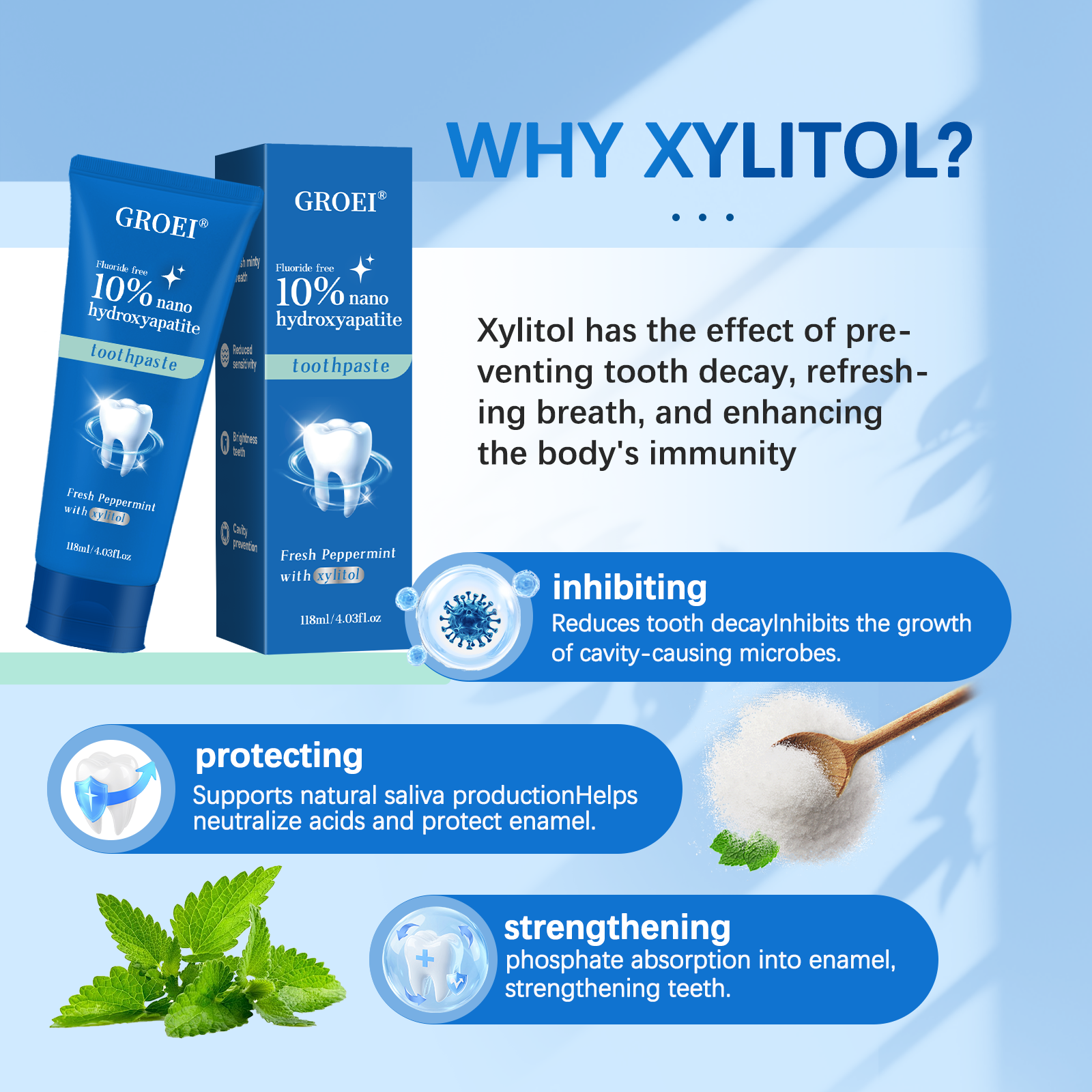 Hydroxyapatite Toothpaste Refr - Teeth Whitening Thailand ulasan dan harga