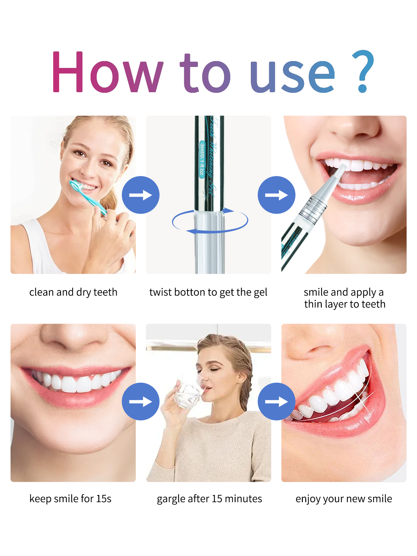 Hedva PAP+ Teeth Whitening Pen - Teeth Whitening Gel Pen ulasan dan harga