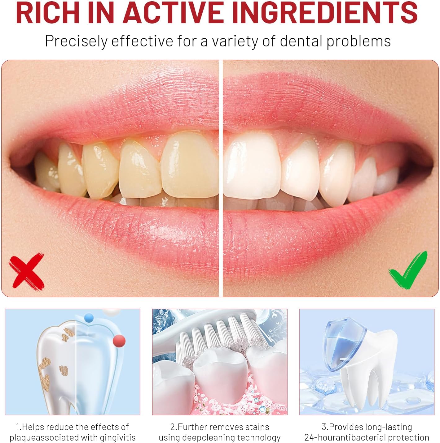 Niacinamide Whitening Toothpas - Remineralizing Toothpaste ulasan dan harga