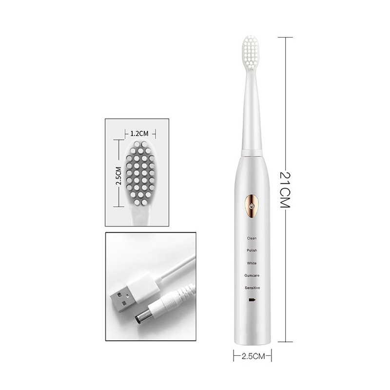 Electric Toothbrush 5-gear Mod - Teeth Whitening Toothbrush ulasan dan harga
