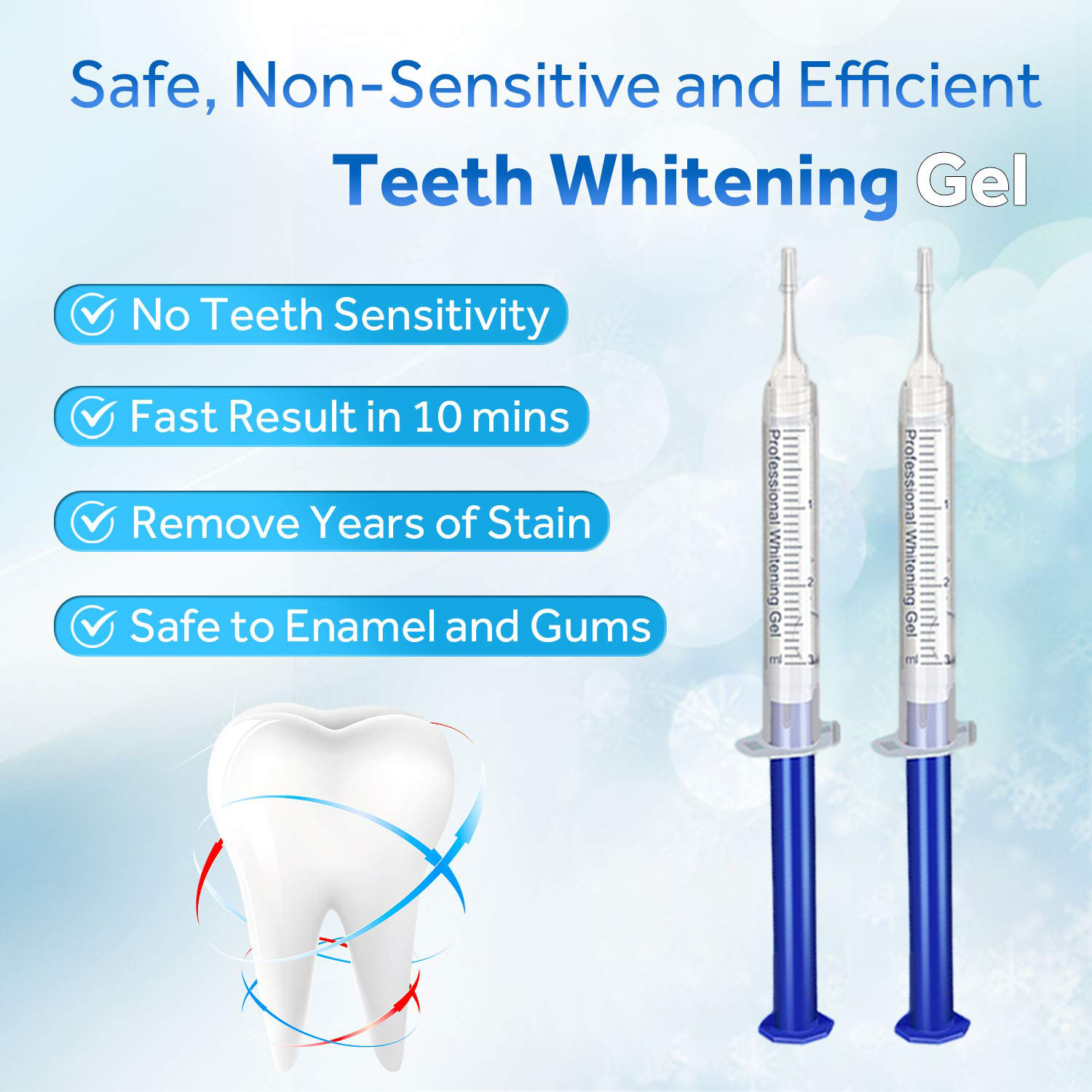 Teeth Whitening Gel Refill Syr - Teeth Whitening Gel Pen ulasan dan harga
