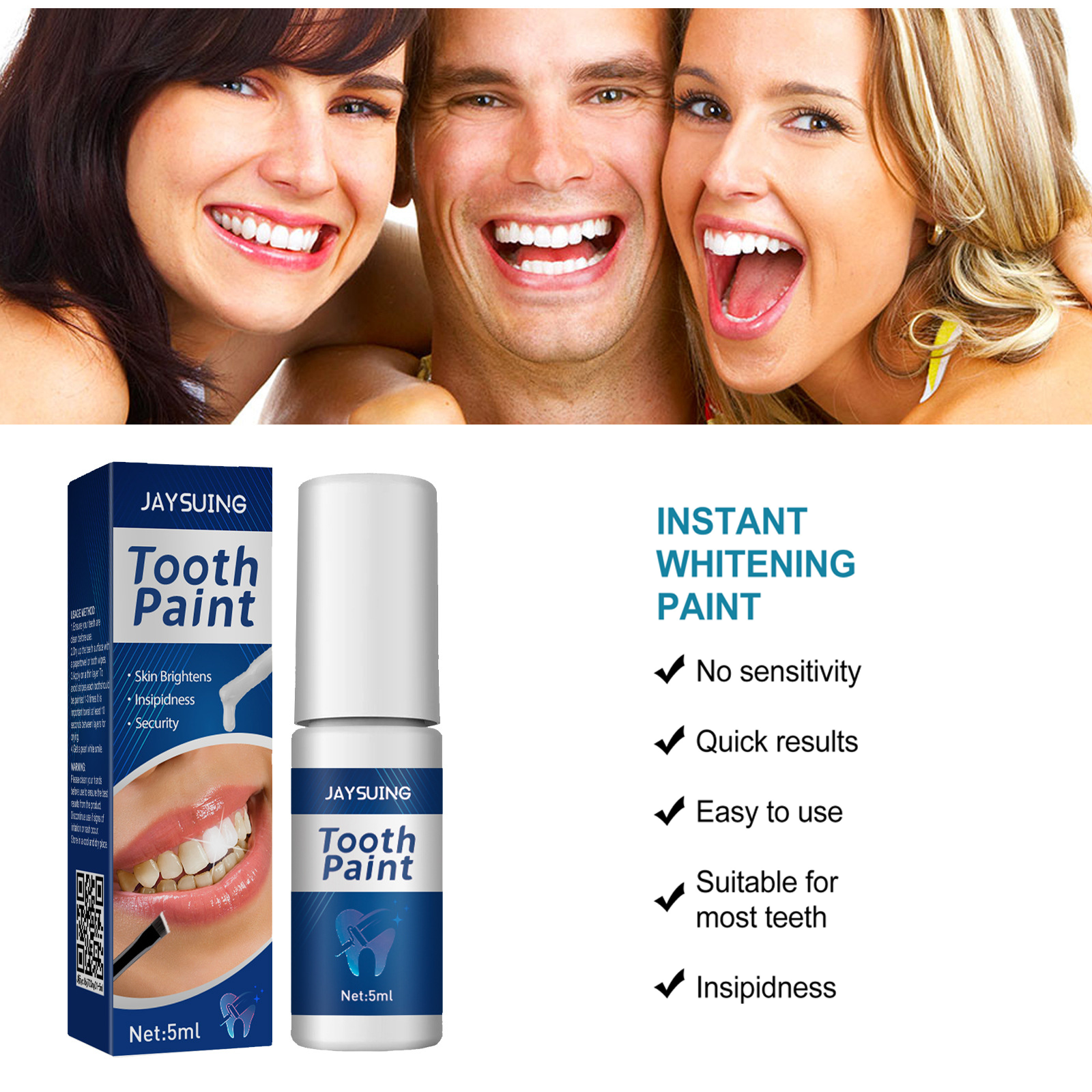 Teeth Brighten Paint Instantly - Teeth Whitening Instant ulasan dan harga