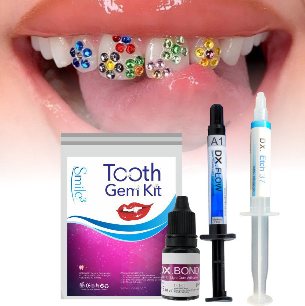 HOT Tooth Gem Kit Teeth Decora - Teeth Whitening Kit ulasan dan harga