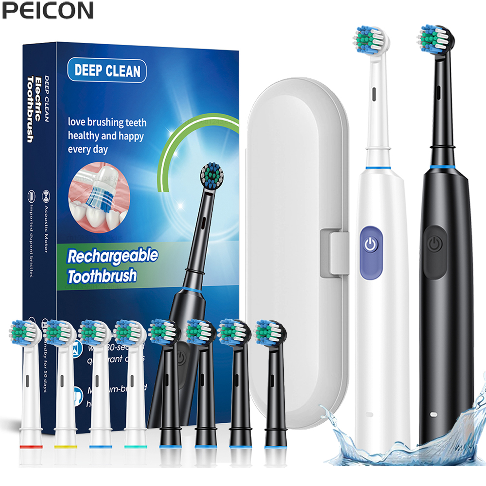 Electric Toothbrush Rotary Rec - Teeth Whitening Toothbrush ulasan dan harga