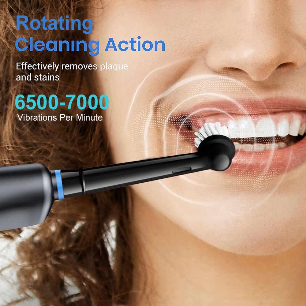 Electric Toothbrush Rotary Rec - Teeth Whitening Toothbrush ulasan dan harga
