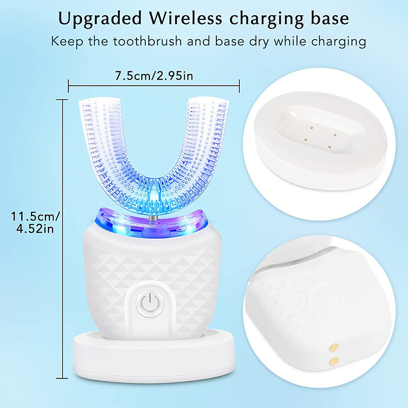Dental Care U shape electric t - Teeth Whitening Toothbrush ulasan dan harga