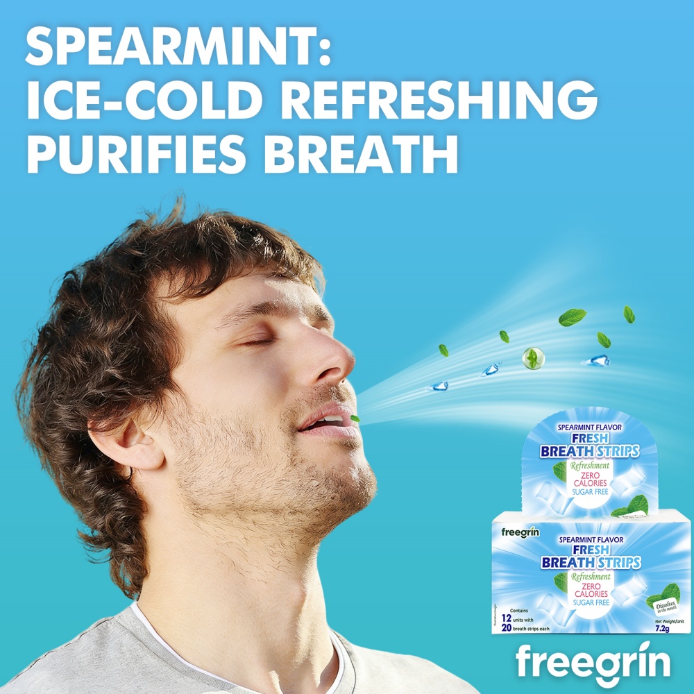 FREEGRIN Spearmint Flavored Fr - Teeth Whitening Instant ulasan dan harga
