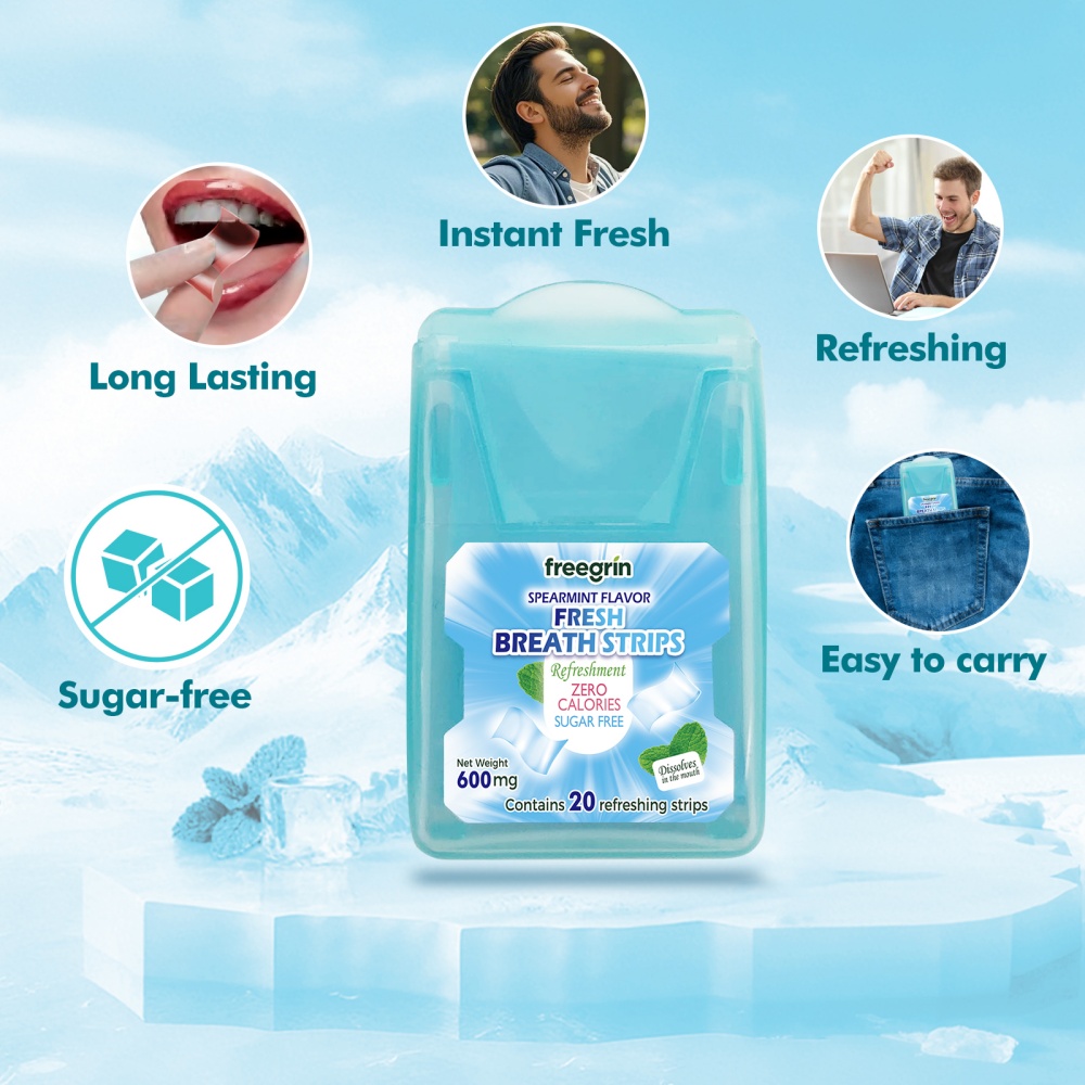 FREEGRIN Spearmint Flavored Fr - Teeth Whitening Instant ulasan dan harga