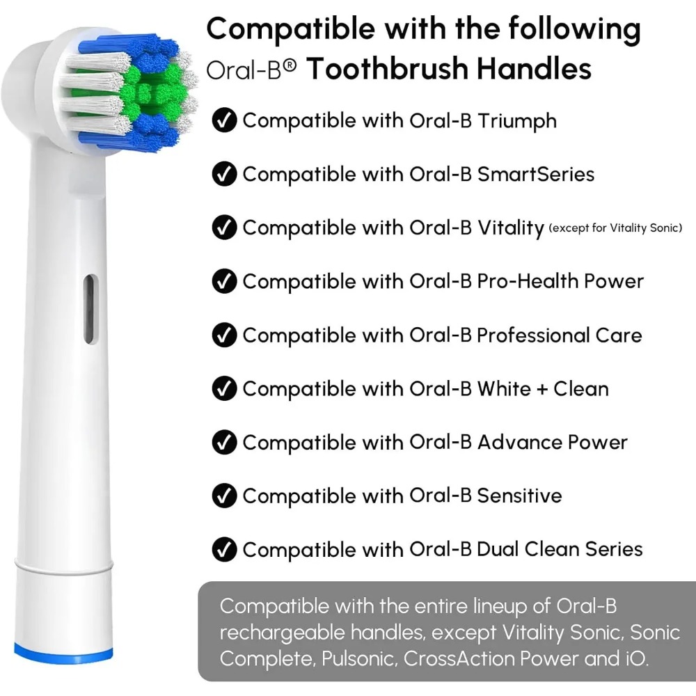 20pcs Electric Toothbrush Head - Teeth Whitening Machine Professional ulasan dan harga