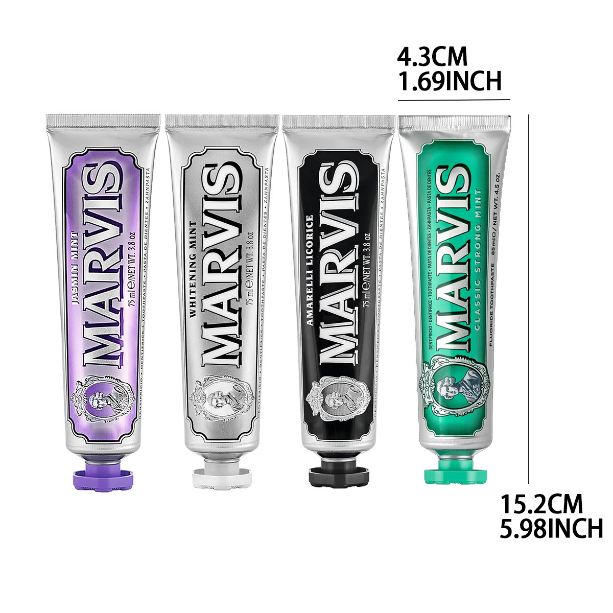 Marvis Toothpaste 85ml,Deep Cl - Remineralizing Toothpaste ulasan dan harga