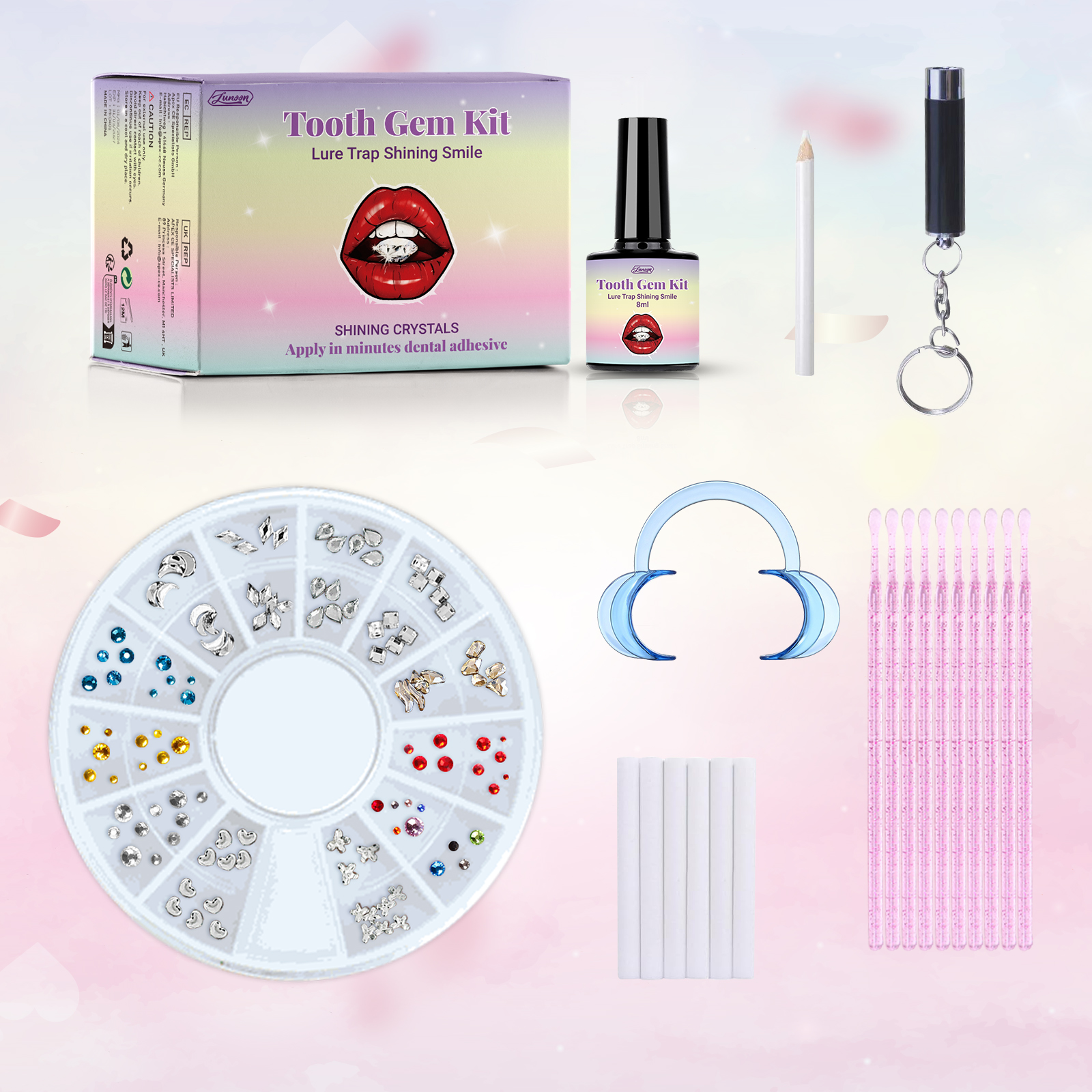 Tooth Gem Kit 1 Set Profession - Tooth Gem Kit ulasan dan harga