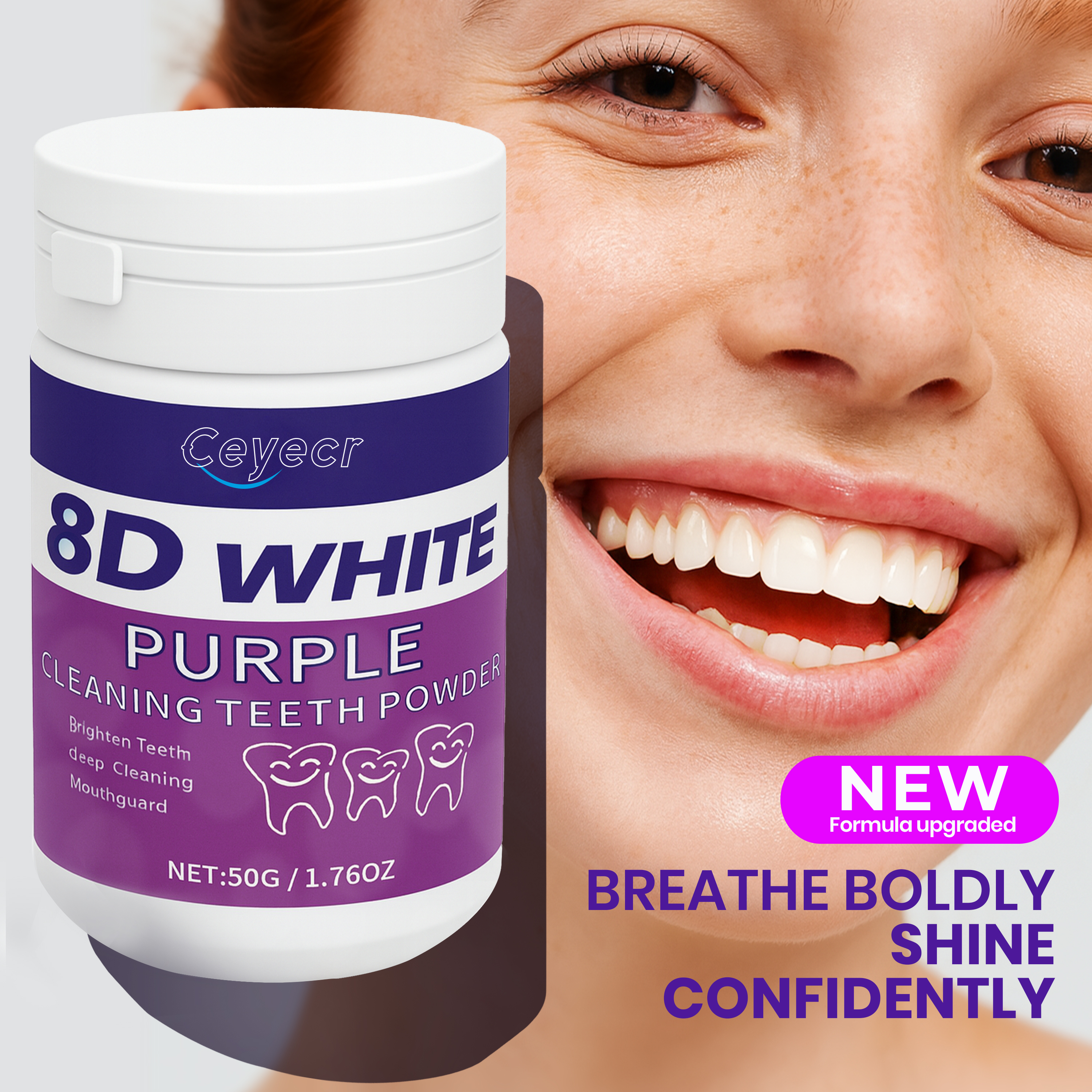 8D white Teeth Whitening Powde - Teeth Whitening Instant ulasan dan harga