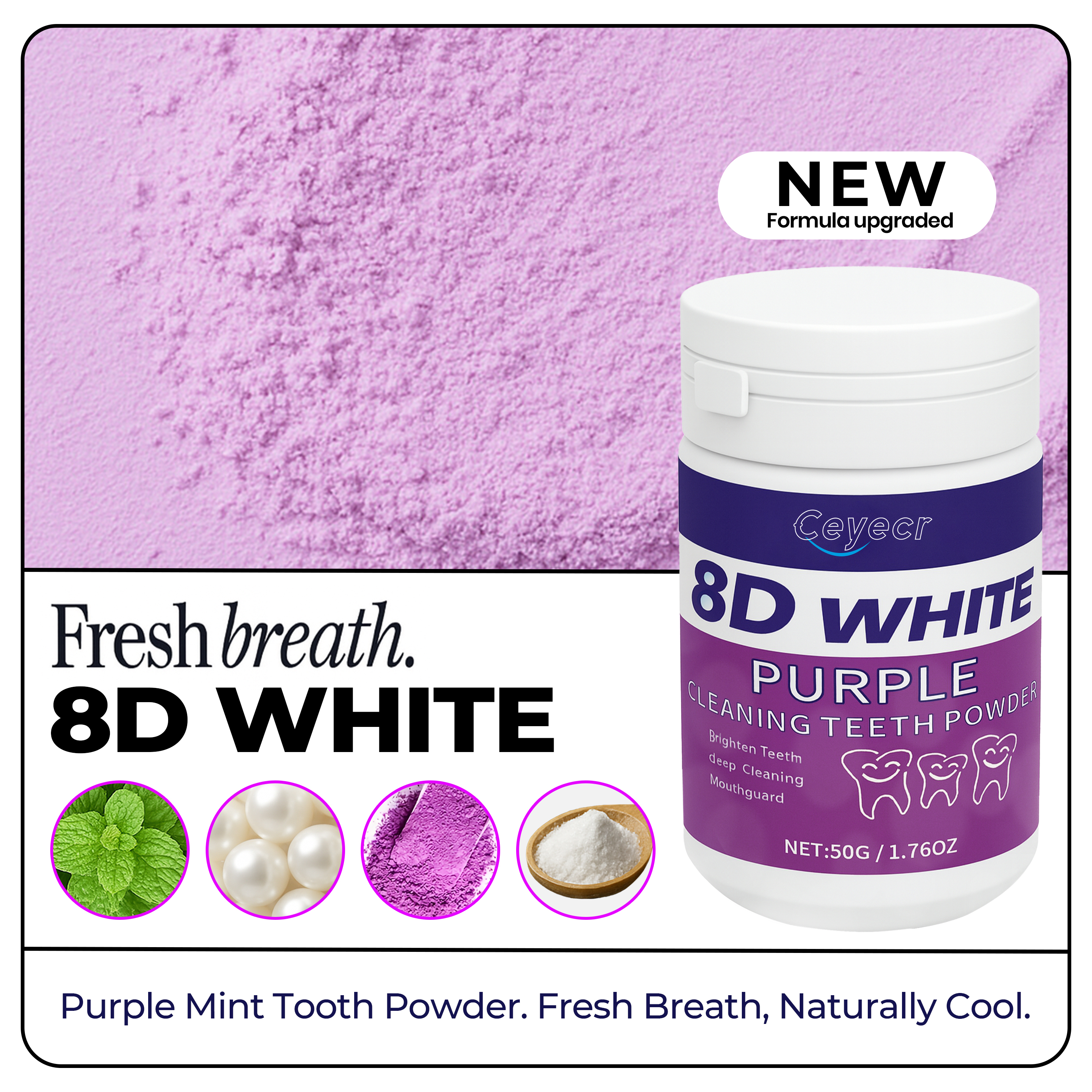 8D white Teeth Whitening Powde - Teeth Whitening Instant ulasan dan harga