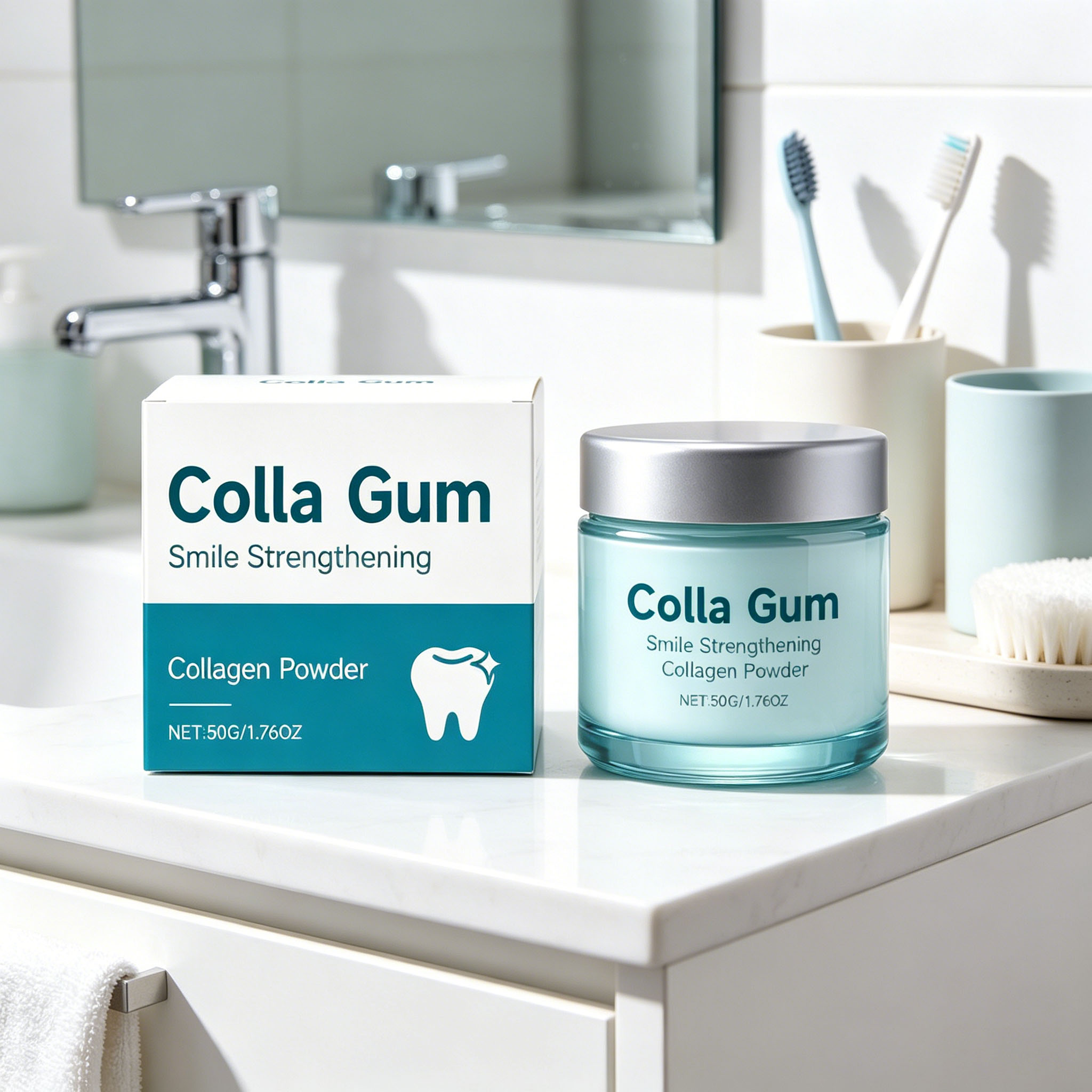 Collagen Whitening Tooth Powde - Teeth Whitening Instant ulasan dan harga