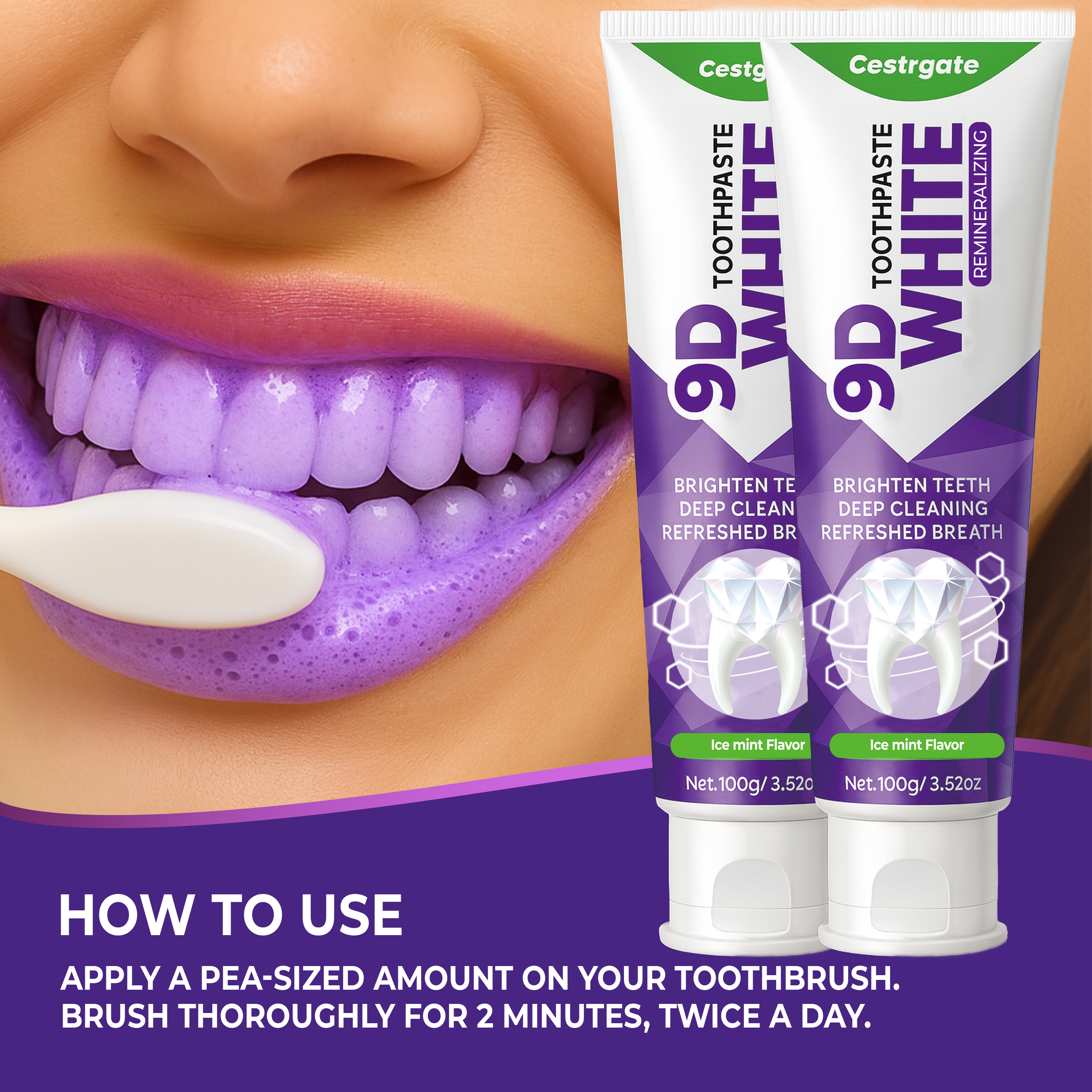 9D White 10% Hydroxyapatite To - Remineralizing Toothpaste ulasan dan harga