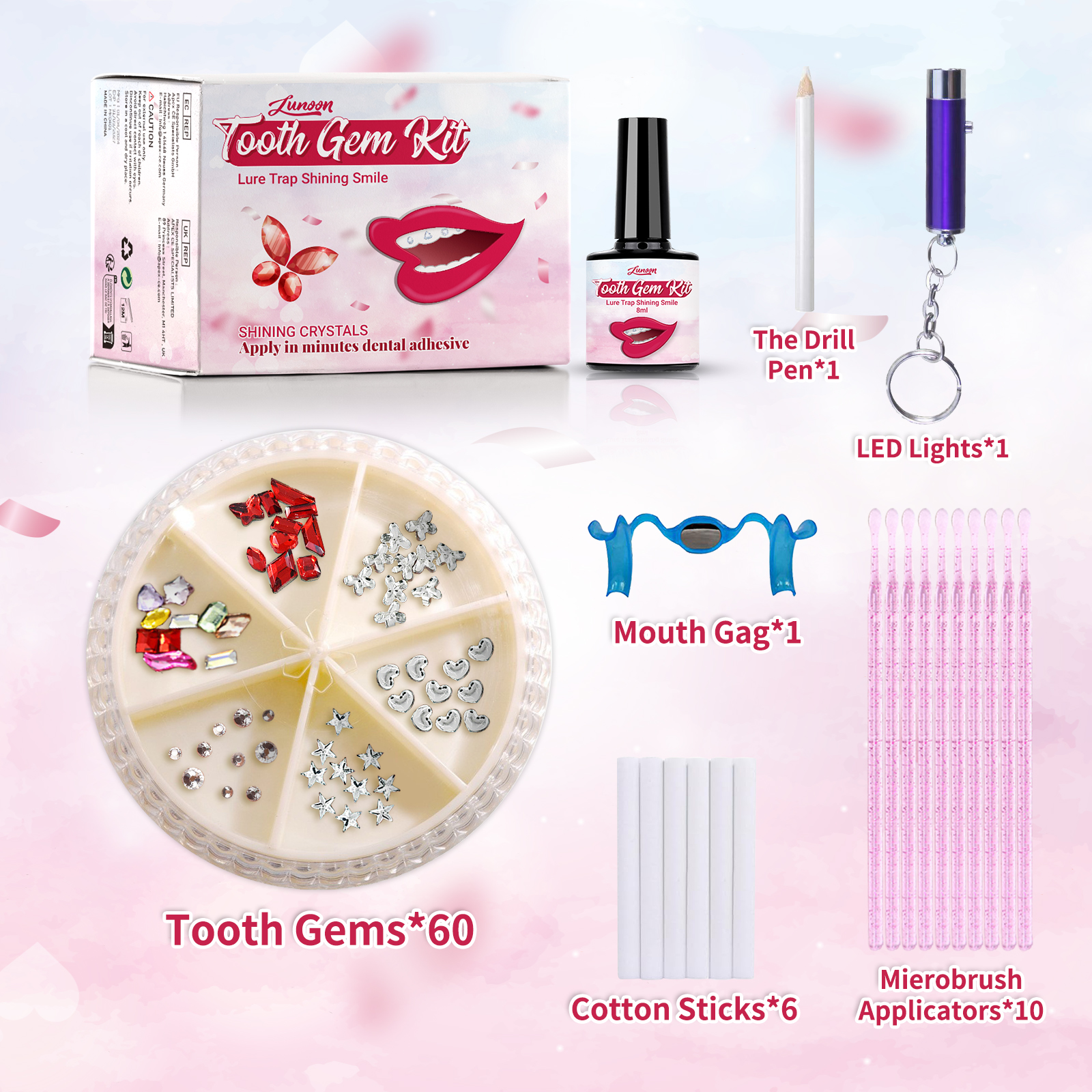 DIY Diamond Teeth Gems Kit Dec - Tooth Gem Kit ulasan dan harga