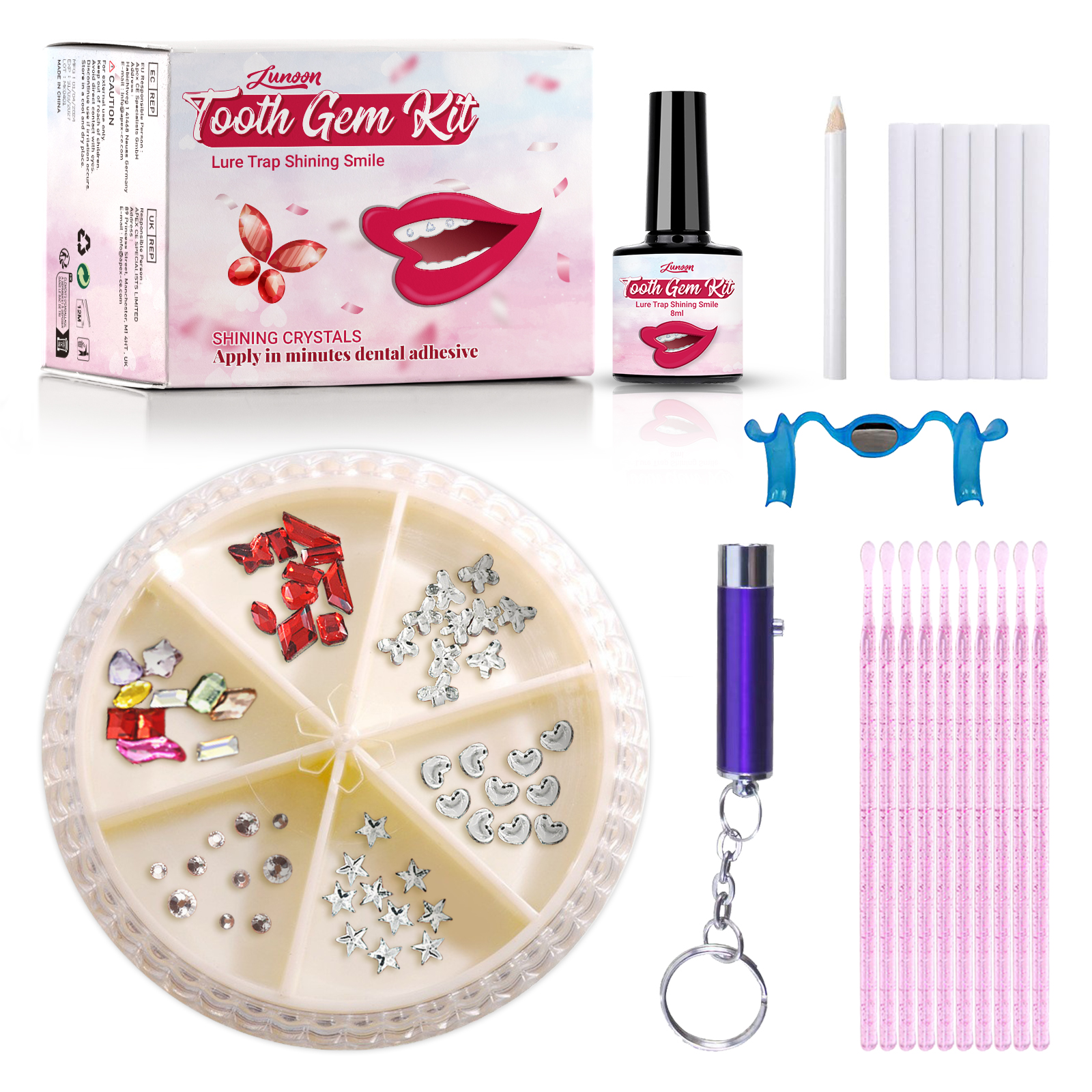 DIY Diamond Teeth Gems Kit Dec - Tooth Gem Kit ulasan dan harga