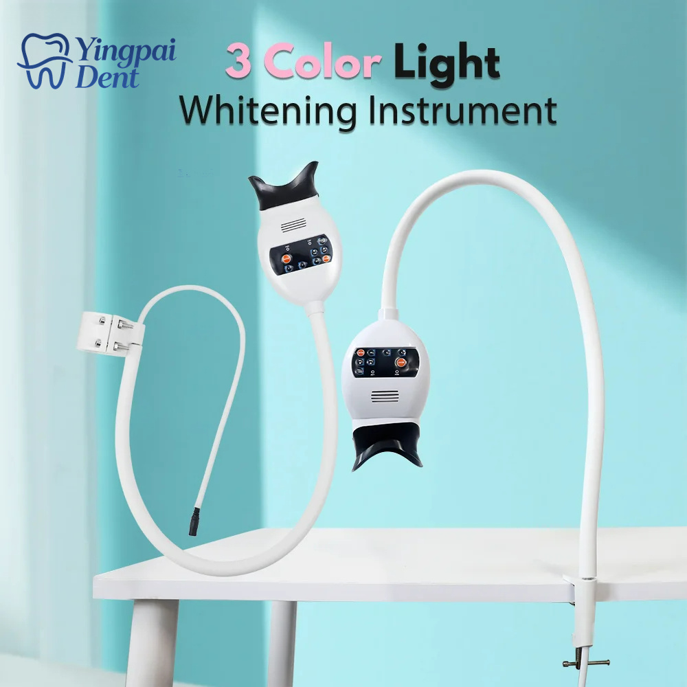 Adjustable 3 Colors LED Teeth  - Teeth Whitening Accelerator ulasan dan harga