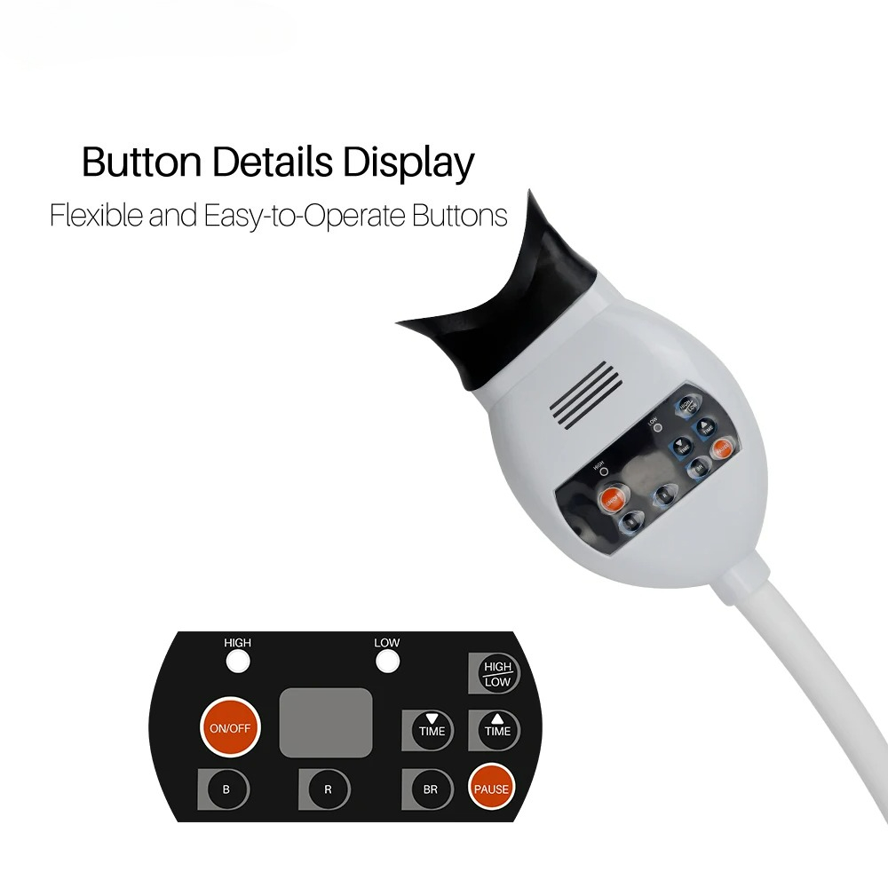 Adjustable 3 Colors LED Teeth  - Teeth Whitening Accelerator ulasan dan harga