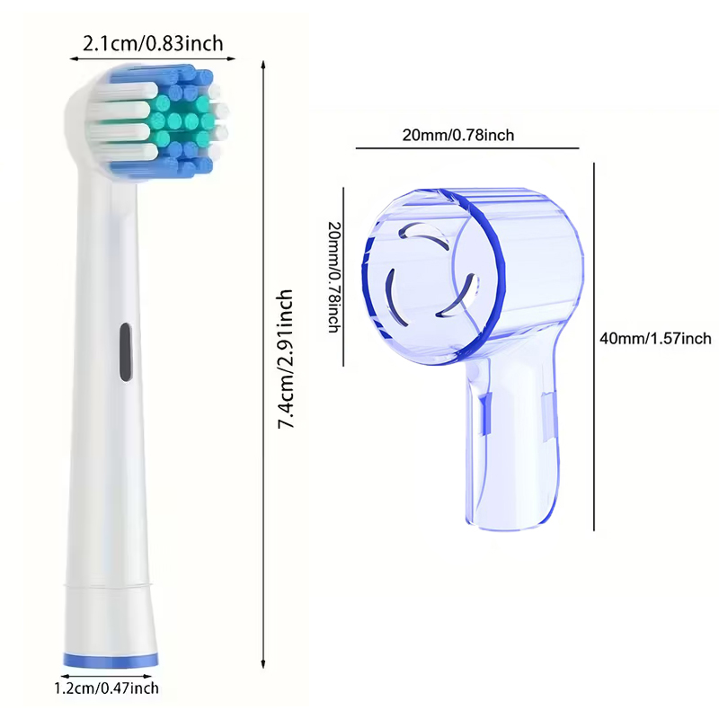 4Pack Replacement Brush Heads  - Teeth Whitening Machine Professional ulasan dan harga