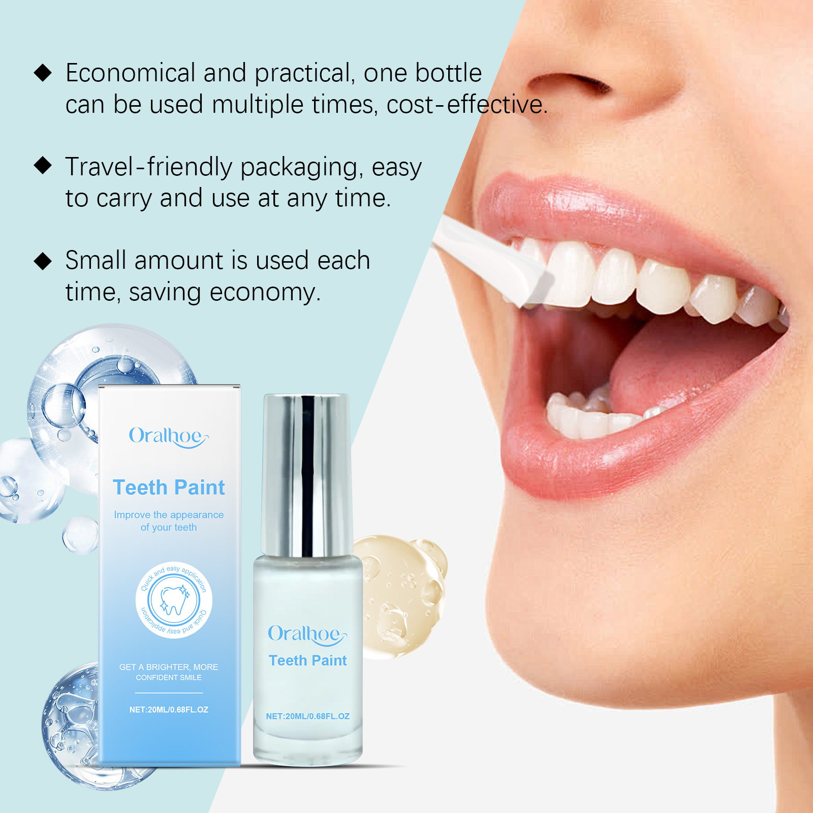 20ml Teeth Whitening Paint - I - Teeth Whitening Instant ulasan dan harga
