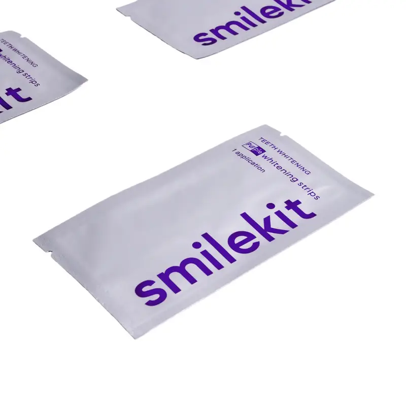 14 Pairs Purple Dental Strips  - Teeth Whitening Gel Pen ulasan dan harga