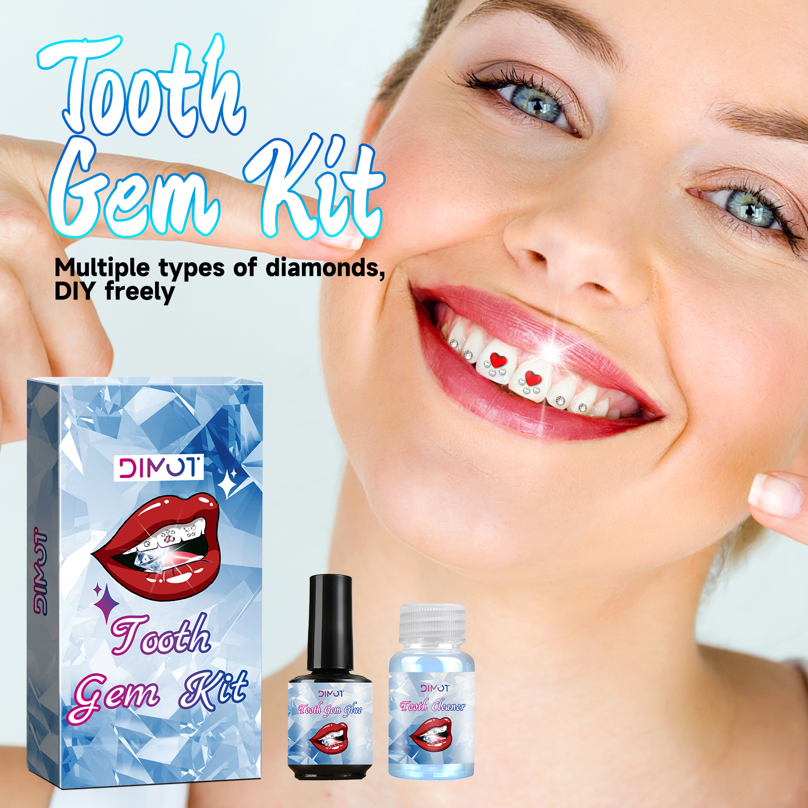 Dental Tooth Gems Kit DIY Crys - Tooth Gem Kit ulasan dan harga