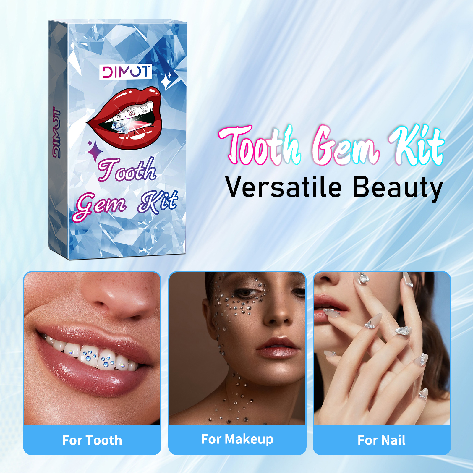 Dental Tooth Gems Kit DIY Crys - Tooth Gem Kit ulasan dan harga