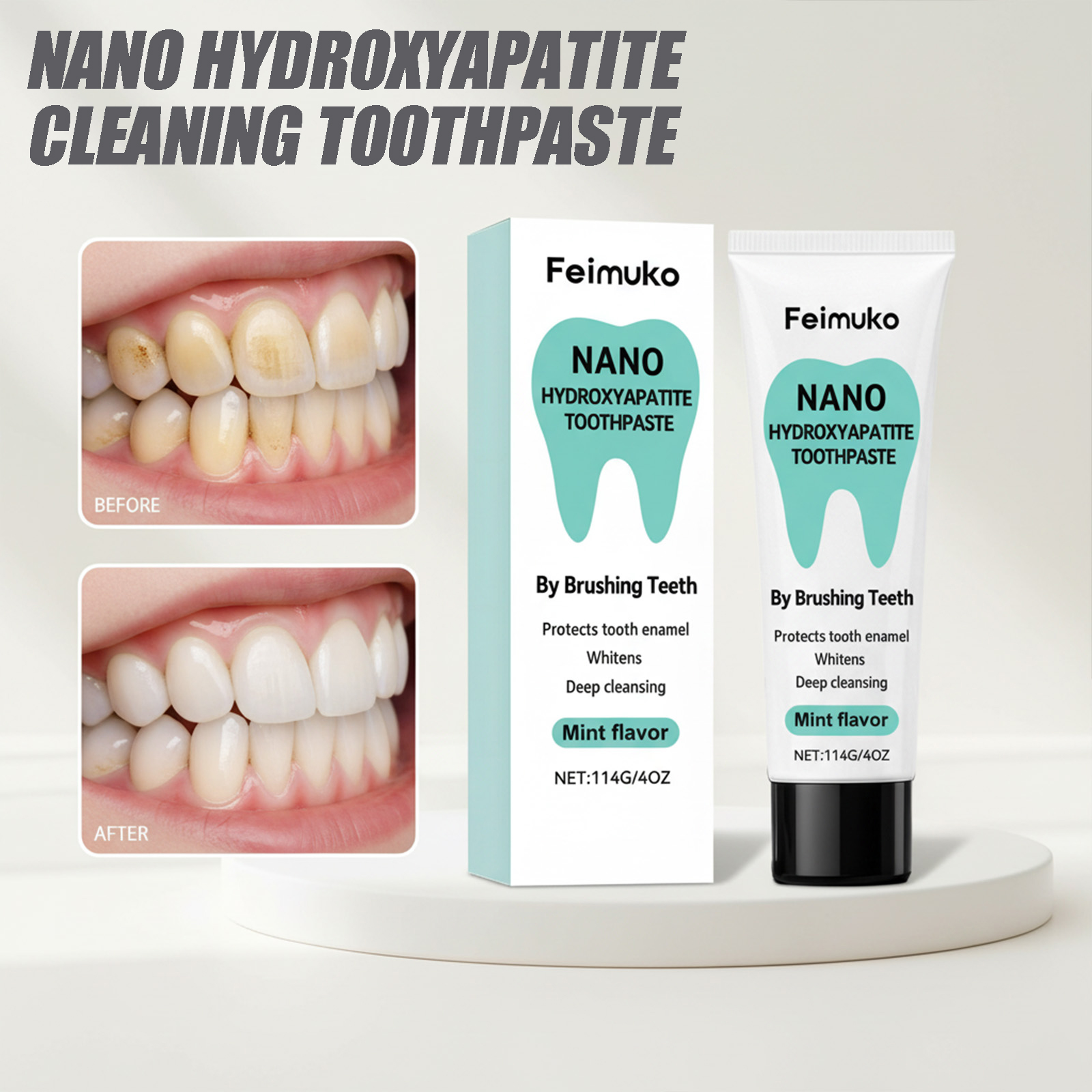 Nano Hydroxyapatite Toothpaste - Teeth Whitening Thailand ulasan dan harga