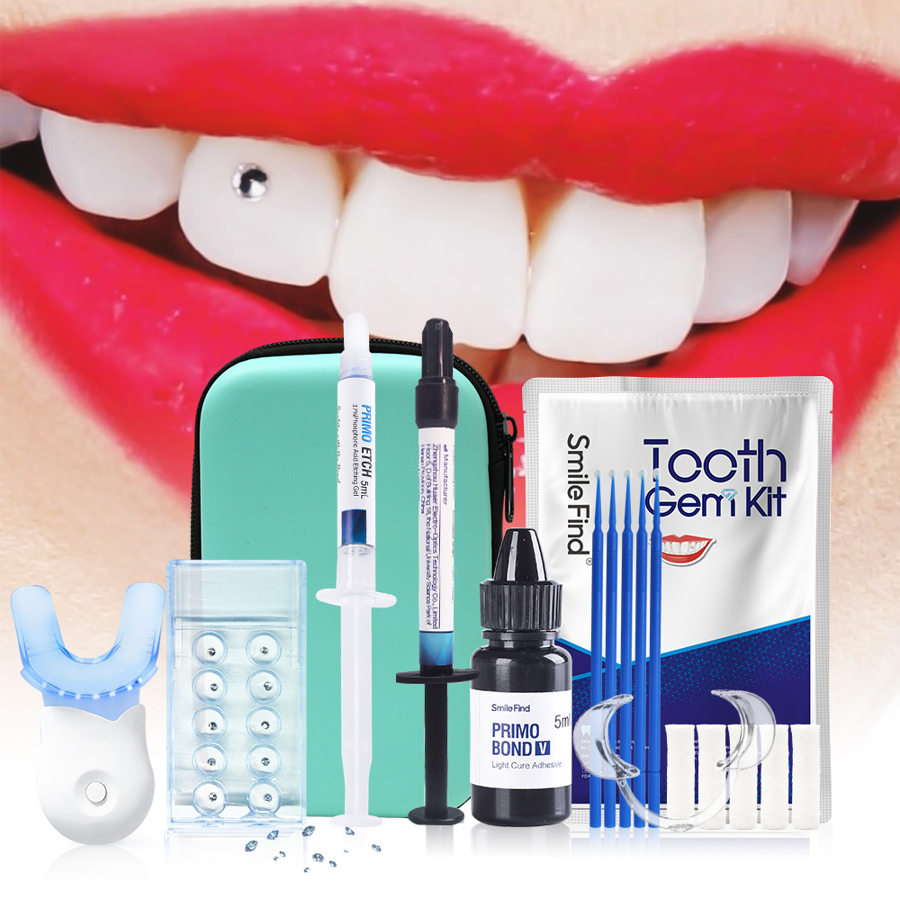 Tooth Gem Set Glue Kit with UV - Tooth Gem Kit ulasan dan harga
