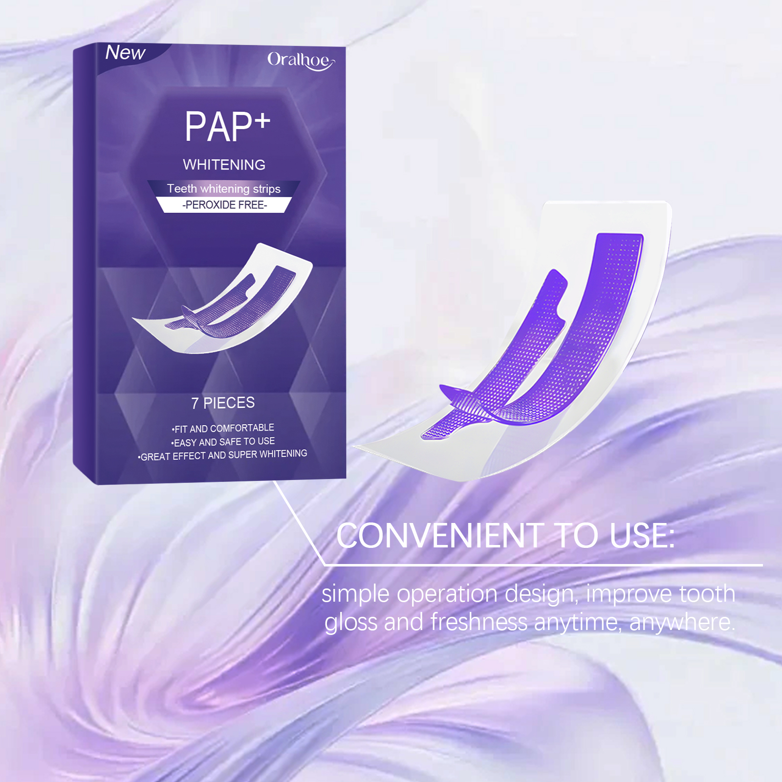 Purple Teeth Whitening Strips  - Teeth Whitening/Bleaching ulasan dan harga