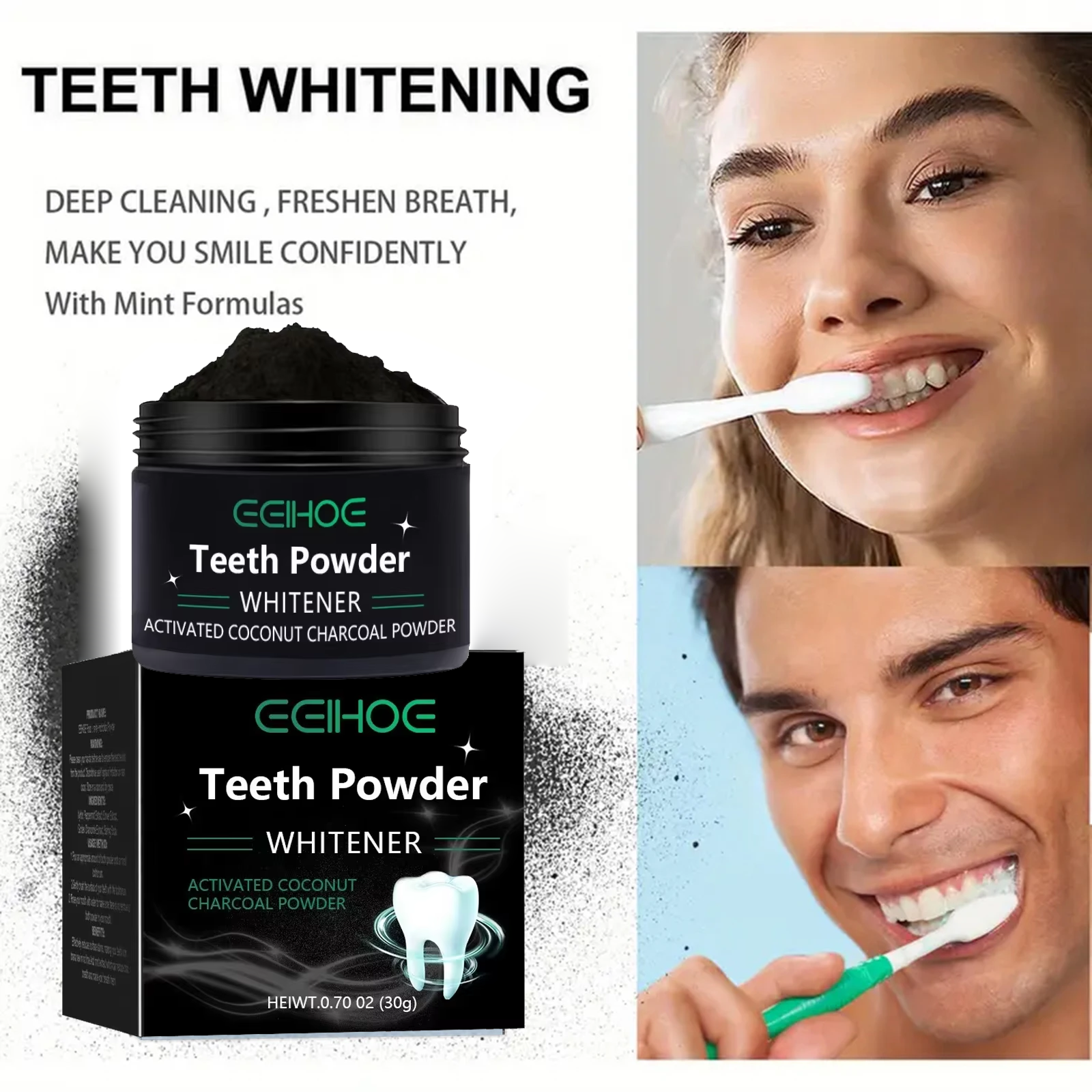 Teeth Brightening Whitening Po - Teeth Whitening Instant ulasan dan harga