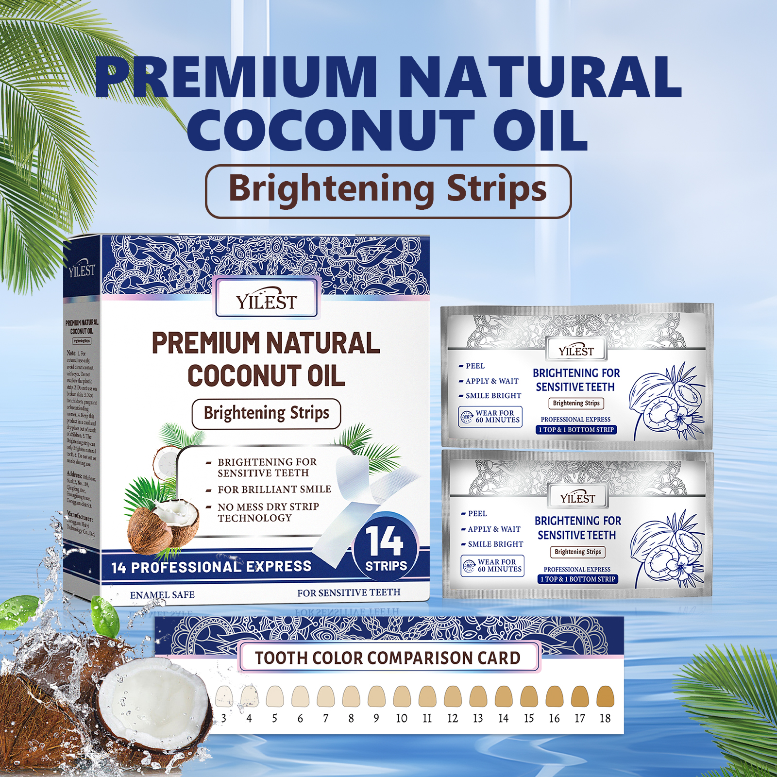 Teeth Whitening Strips 14pcs C - Teeth Whitening/Bleaching ulasan dan harga