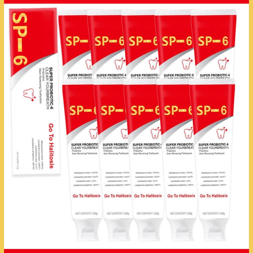 SP-6 Probiotic Toothpaste Brig - Teeth Whitening Thailand ulasan dan harga